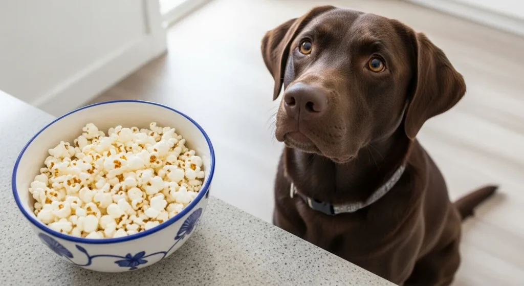 can dog eat popcorn